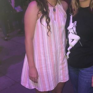 loft striped colored dress